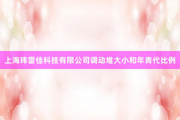 上海玮雷佳科技有限公司调动堆大小和年青代比例